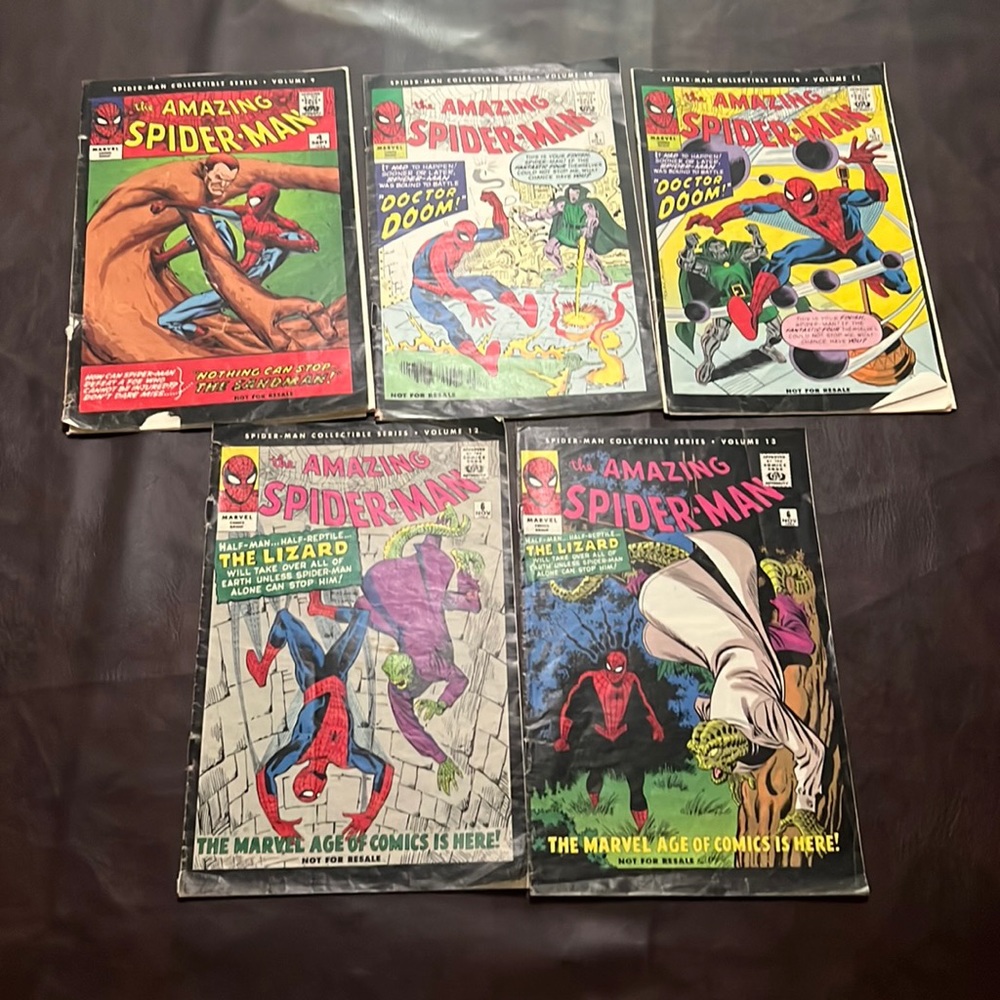 Volume 9-13 spider man comics